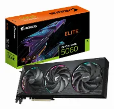 Tarjeta De Video Aorus Geforce Rtx 5060 Elite 8g, 8 Gb, 128 Bit, Gddr7, Pci Express 5.0